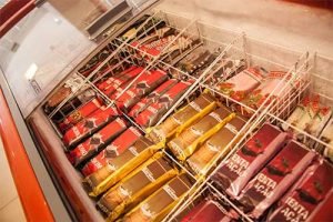 Freezer com picolés