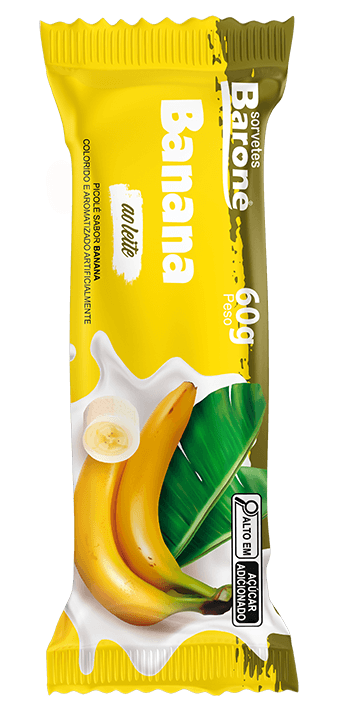 picolé de banana
