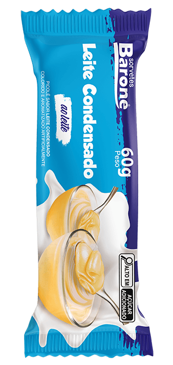 picolé de leite condensado