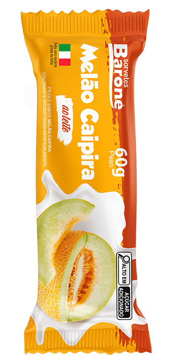 picolé de melão caipira